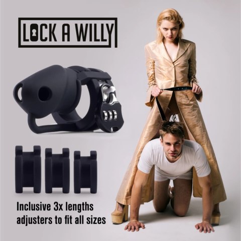 Klatka na penisa - Lock a Willy Lock-a-Willy Klatka na penisa - Lock a Willy Lock-a-Willy