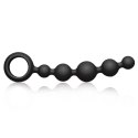 Koraliki analne krótkie - Joydivision Joyballs Anal Wave Short Black Joydivision