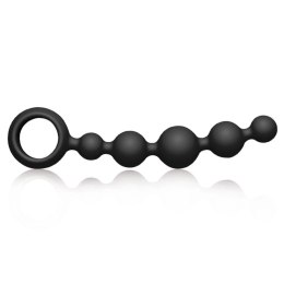 Koraliki analne krótkie - Joydivision Joyballs Anal Wave Short Black Joydivision