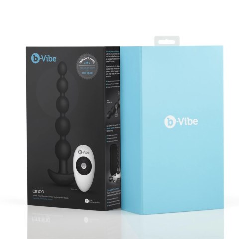 Koraliki analne wibrujące - B-Vibe Cinco Black B-Vibe Koraliki analne wibrujące - B-Vibe Cinco Black B-Vibe