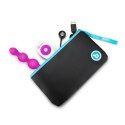 Koraliki analne wibrujące - B-Vibe Triplet Fuchsia B-Vibe