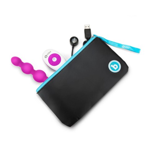 Koraliki analne wibrujące - B-Vibe Triplet Fuchsia B-Vibe Koraliki analne wibrujące - B-Vibe Triplet Fuchsia B-Vibe