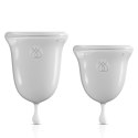 Kubeczki menstruacyjne - Jimmyjane Menstrual Cups Clear Jimmyjane