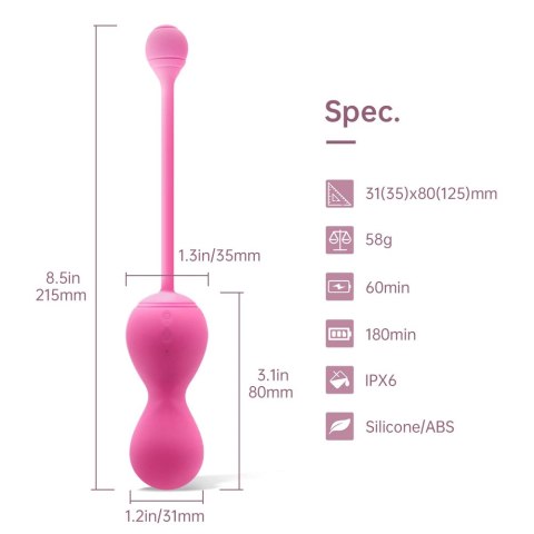 Kulki gejszy - Magic Motion Smart Kegel Master Pink Magic Motion Kulki gejszy - Magic Motion Smart Kegel Master Pink Magic Motion