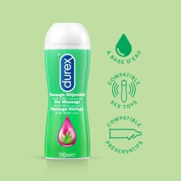 Lubrykant i żel do masażu - Durex Massage Lubricant Aloe Vera 200 ml Durex