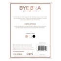 Pasek obniżający zapięcie biustonosza - Bye Bra Flexible Low Back Straps 3 haftki Czarny i Biały Bye Bra