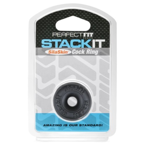 Pierścień - Perfect Fit Stackit Black Perfect Fit Pierścień - Perfect Fit Stackit Black Perfect Fit