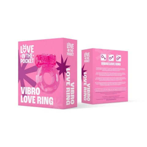 Pierścień wibrujący - Love in the Pocket Love Ring Vibro Love in the Pocket Pierścień wibrujący - Love in the Pocket Love Ring Vibro Love in the Pocket