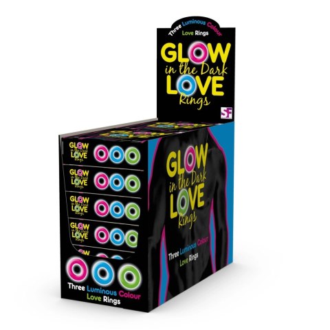 Pierścienie na penisa fosforyzujące - Glow in the Dark Love Rings Spencer & Fleetwood Pierścienie na penisa fosforyzujące - Glow in the Dark Love Rings Spencer & Fleetwood