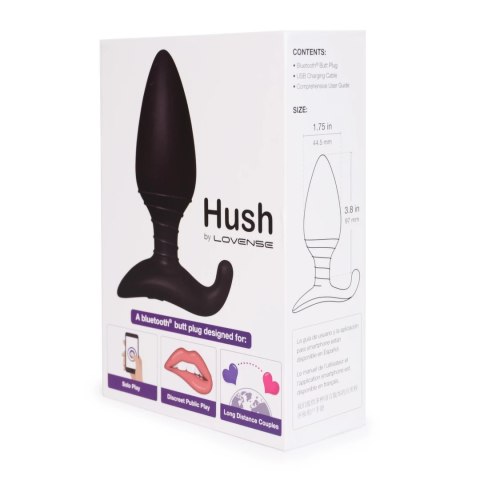 Plug analny - Lovense Hush Butt Plug 44,5 mm Lovense Plug analny - Lovense Hush Butt Plug 44,5 mm Lovense