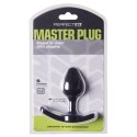 Plug analny - Perfect Fit Strap On Butt Plug Small Black Perfect Fit