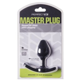 Plug analny - Perfect Fit Strap On Butt Plug Small Black Perfect Fit