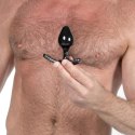 Plug analny - Perfect Fit Strap On Butt Plug Small Black Perfect Fit