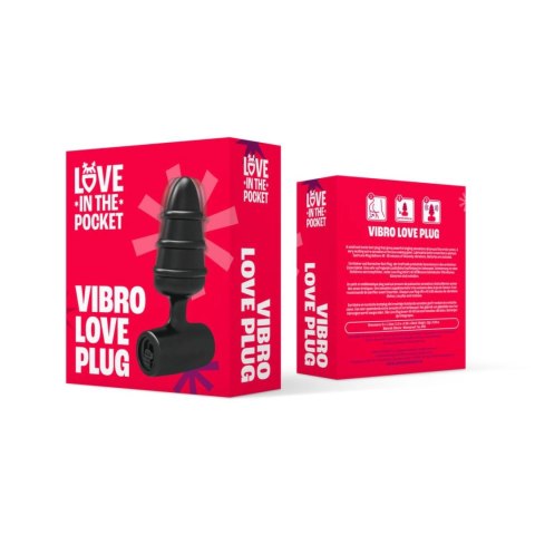 Plug analny wibrujący - Love in the Pocket Love Plug Love in the Pocket Plug analny wibrujący - Love in the Pocket Love Plug Love in the Pocket