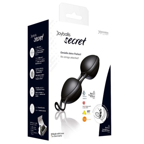 Podówjne kulki gejszy - Joydivision Joyballs Secret Duo Black & Black Joydivision Podówjne kulki gejszy - Joydivision Joyballs Secret Duo Black & Black Joydivision