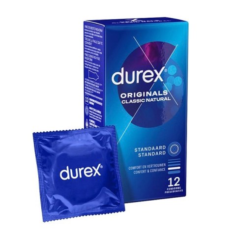 Prezerwatywy - Durex Originals Classic Natural 12 szt Durex Prezerwatywy - Durex Originals Classic Natural 12 szt Durex