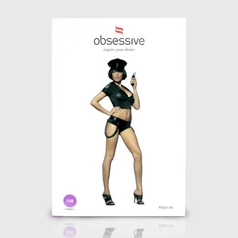 Przebranie policjantki - Obsessive Police Set Costume S/M Obsessive Przebranie policjantki - Obsessive Police Set Costume S/M Obsessive