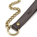 Smycz - Coco de Mer Leather Lead Brown Coco de Mer