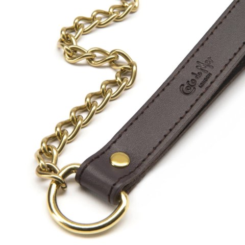 Smycz - Coco de Mer Leather Lead Brown Coco de Mer Smycz - Coco de Mer Leather Lead Brown Coco de Mer