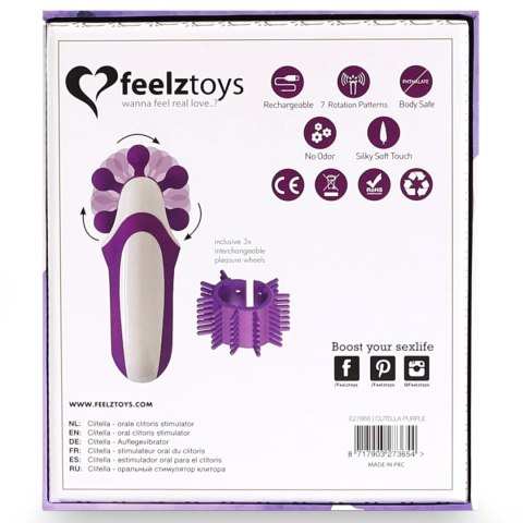 Stymulator - FeelzToys Clitella Purple FeelzToys Stymulator - FeelzToys Clitella Purple FeelzToys