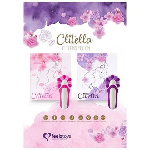 Stymulator - FeelzToys Clitella Purple FeelzToys Stymulator - FeelzToys Clitella Purple FeelzToys