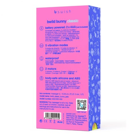 Wibrator - B Swish bwild Classic Bunny Jade B Swish Wibrator - B Swish bwild Classic Bunny Jade B Swish