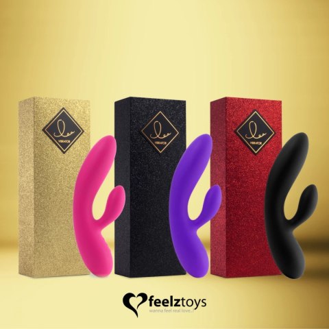 Wibrator - FeelzToys Lea Black (Glitter) FeelzToys Wibrator - FeelzToys Lea Black (Glitter) FeelzToys