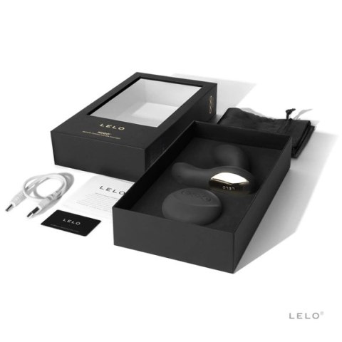 Wibrujący masażer prostaty - Lelo Hugo Black Lelo Wibrujący masażer prostaty - Lelo Hugo Black Lelo