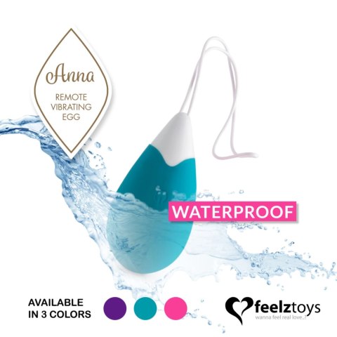 Zdalnie sterowane jajeczko wibrujące - FeelzToys Anna Deep Green FeelzToys Zdalnie sterowane jajeczko wibrujące - FeelzToys Anna Deep Green FeelzToys