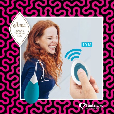 Zdalnie sterowane jajeczko wibrujące - FeelzToys Anna Deep Green FeelzToys Zdalnie sterowane jajeczko wibrujące - FeelzToys Anna Deep Green FeelzToys