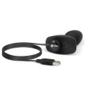 Zdalnie sterowany plug analny - B-Vibe Rimming Petite Black B-Vibe