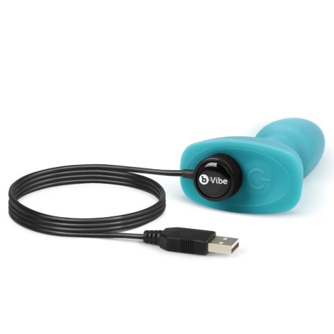 Zdalnie sterowany plug analny - B-Vibe Rimming Petite Teal B-Vibe Zdalnie sterowany plug analny - B-Vibe Rimming Petite Teal B-Vibe