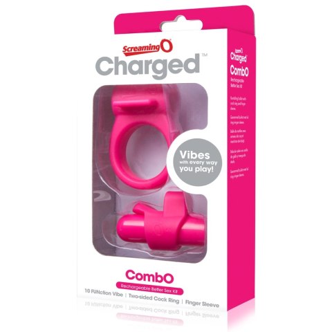 Zestaw akcesoriów - The Screaming O Charged CombO Kit #1 Pink The Screaming O Zestaw akcesoriów - The Screaming O Charged CombO Kit #1 Pink The Screaming O