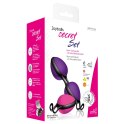 Zestaw kulek gejszy - Joydivision Joyballs Secret Set (Magenta & Black and Lila & Black) Joydivision