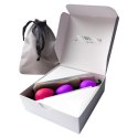 Zestaw kulek gejszy - Joydivision Joyballs Secret Set (Magenta & Black and Lila & Black) Joydivision