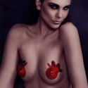 Nakładki na sutki - Rianne S Pasties Birds Red Rianne S