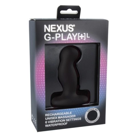 Plug analny wibrujący - Nexus G-Play+ Medium Black Nexus Plug analny wibrujący - Nexus G-Play+ Medium Black Nexus