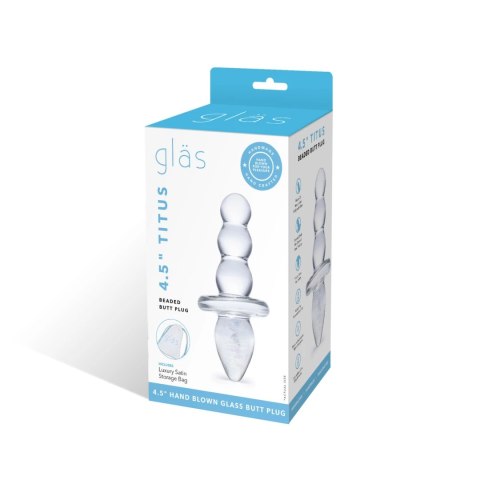 Szklany plug analny - Glas Titus Glas Szklany plug analny - Glas Titus Glas