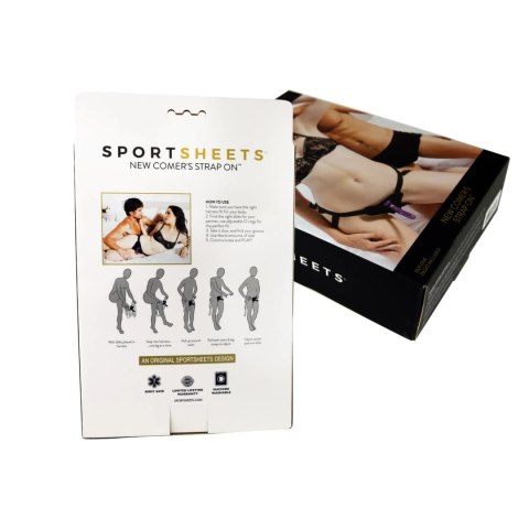 Uprząż strap-on z penisem - Sportsheets Menage a Trois for Two Sportsheets Uprząż strap-on z penisem - Sportsheets Menage a Trois for Two Sportsheets