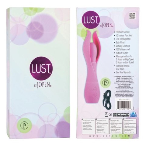 Wibrator Lust by Jopen - L5 Vibrator Pink Lust by Jopen Wibrator Lust by Jopen - L5 Vibrator Pink Lust by Jopen
