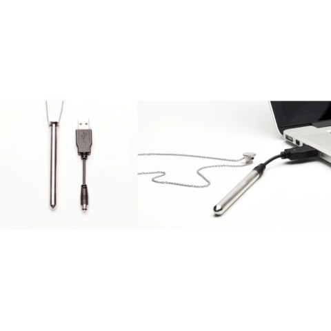 Wibrator naszyjnik - Crave Vesper Silver Crave Wibrator naszyjnik - Crave Vesper Silver Crave