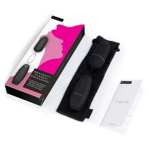 Wibrujące jajeczko - B Swish bnaughty Classic Unleashed Black B Swish Wibrujące jajeczko - B Swish bnaughty Classic Unleashed Black B Swish