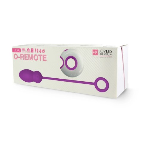 Zdalnie sterowane jajeczko wibrujące - LoversPremium Leya Purple LoversPremium Zdalnie sterowane jajeczko wibrujące - LoversPremium Leya Purple LoversPremium