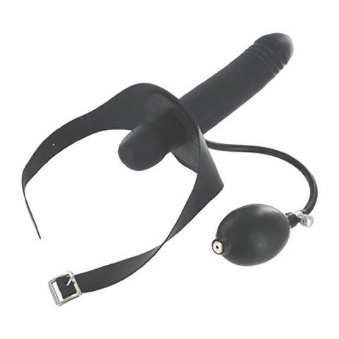 XR Brands - Nadmuchiwany knebel z dildo XR Brands XR Brands - Nadmuchiwany knebel z dildo XR Brands