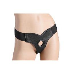 XR Brands - Regulowany, aksamitny, wyściełany pasek na dildo XR Brands