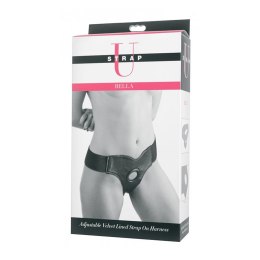 XR Brands - Regulowany, aksamitny, wyściełany pasek na dildo XR Brands