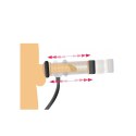 XR Brands - Teksturowany cylinder XR Brands