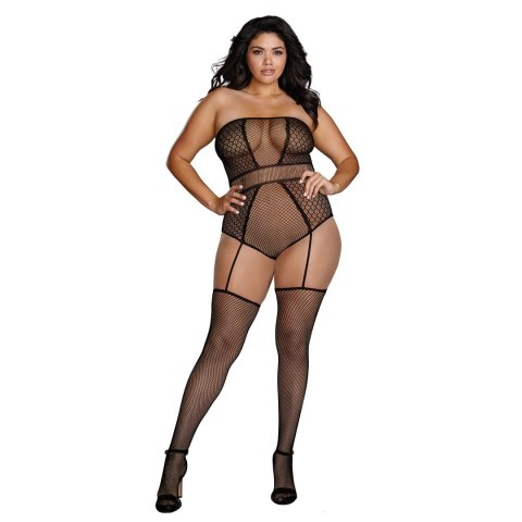 Dreamgirl - Bodystocking + podwiązki Plus Size Dreamgirl Dreamgirl - Bodystocking + podwiązki Plus Size Dreamgirl