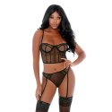 Dwuczęściowy zestaw Net Bustier S Forplay Forplay