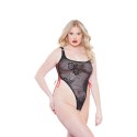 Koronkowe body bez krocza z wysokim stanem Allure Allure
